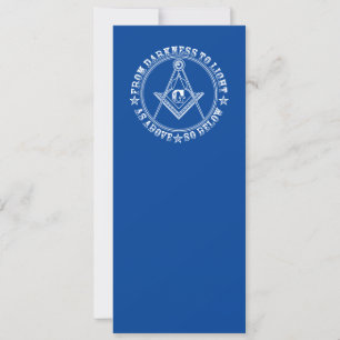 Freemasonry symbol invitation