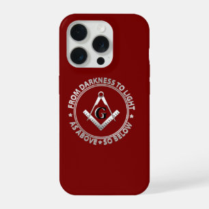 Freemasonry symbol iPhone 15 pro case