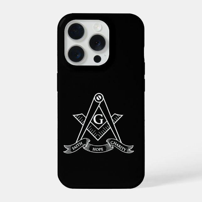 Freemasonry symbol iPhone case (Back)