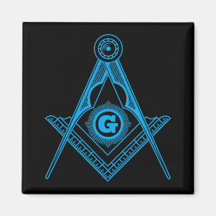 Freemasonry symbol magnet