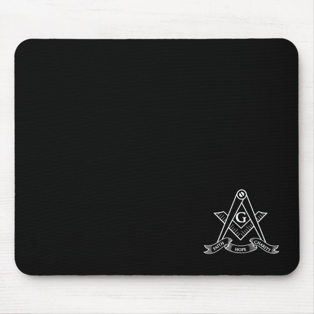 Freemasonry symbol mouse mat (Front)