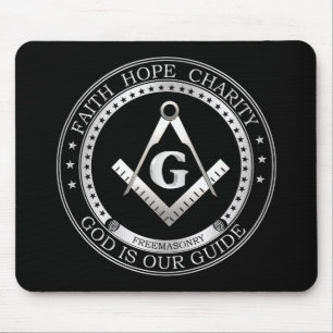 Freemasonry symbol mouse mat