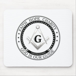 Freemasonry symbol mouse mat