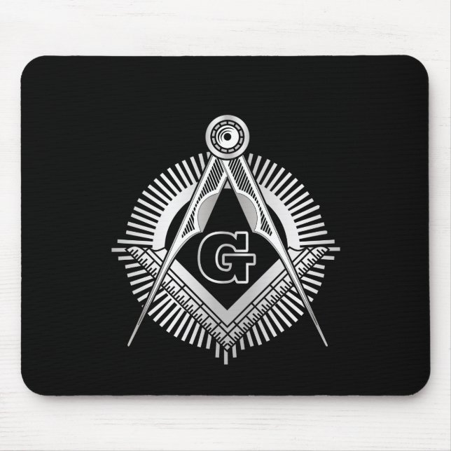 Freemasonry symbol mouse mat (Front)