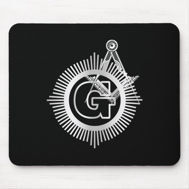 Freemasonry symbol mouse mat (Front)