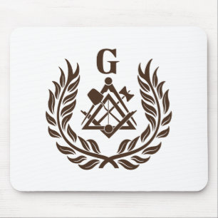 Freemasonry symbol mouse mat