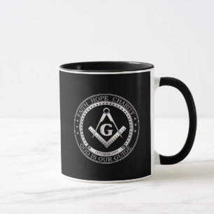 Freemasonry symbol mug