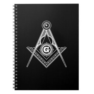 Freemasonry symbol notebook