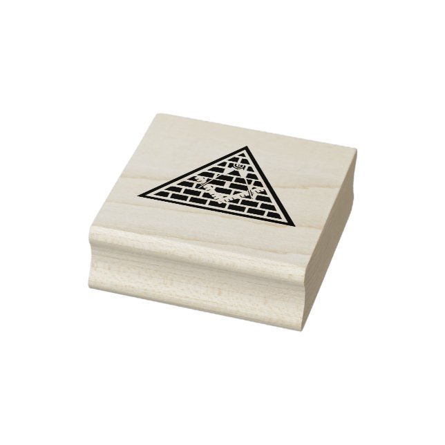 Freemasonry symbol rubber stamp (Stamp)