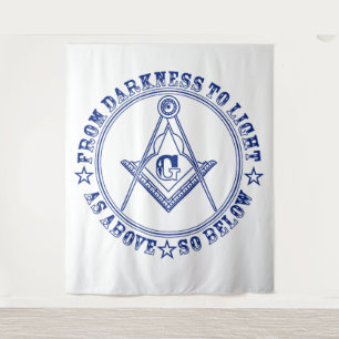 Freemasonry symbol tapestry