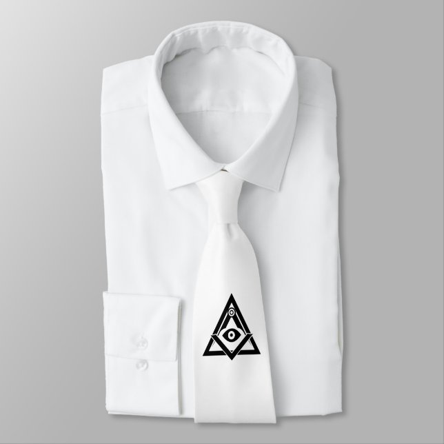 Freemasonry symbol tie (Tied)
