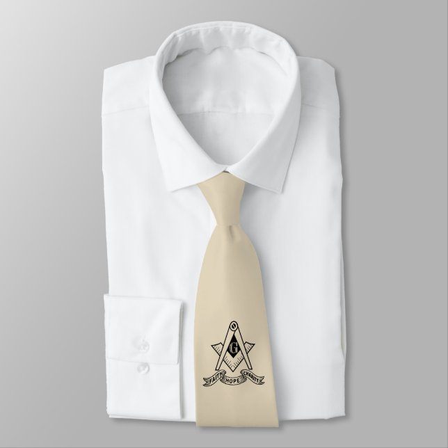Freemasonry symbol tie (Tied)