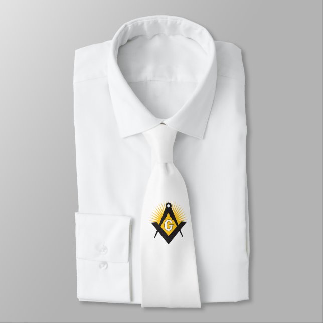 Freemasonry symbol tie (Tied)