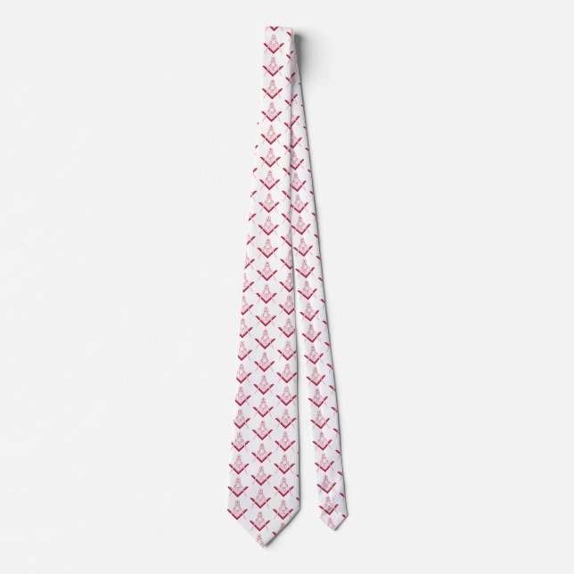 Freemasonry symbol tie (Front)