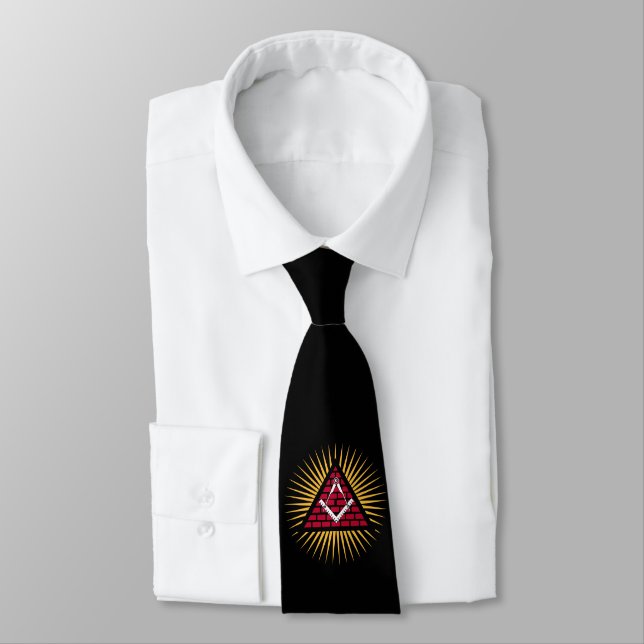 Freemasonry symbol tie (Tied)