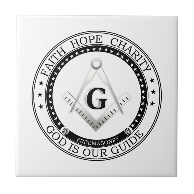 Freemasonry symbol tile (Front)