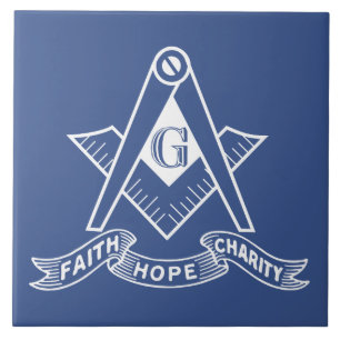 Freemasonry symbol tile