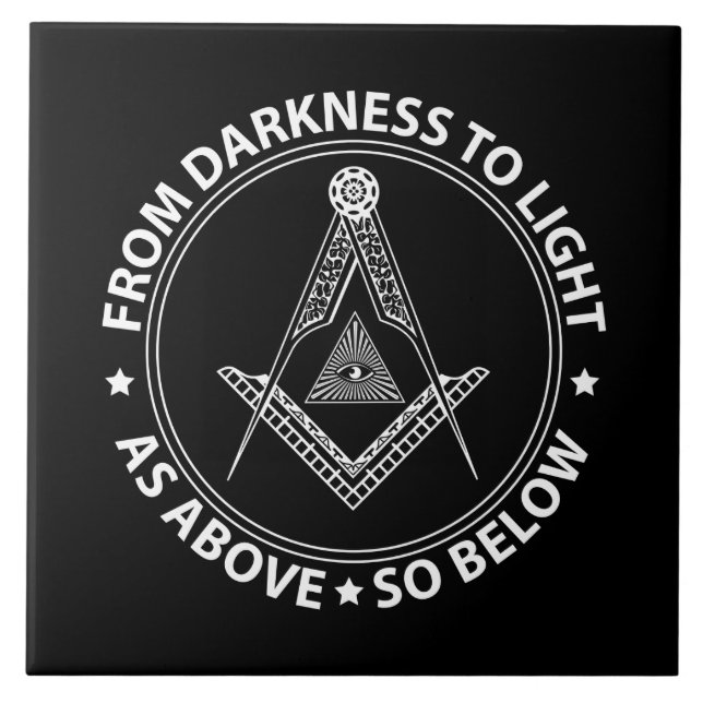 Freemasonry symbol tile (Front)