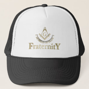 Freemasonry symbol trucker hat