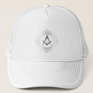 Freemasonry symbol trucker hat