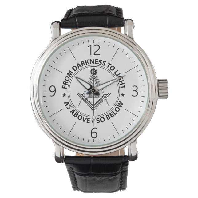 Freemasonry symbol watch (Front)
