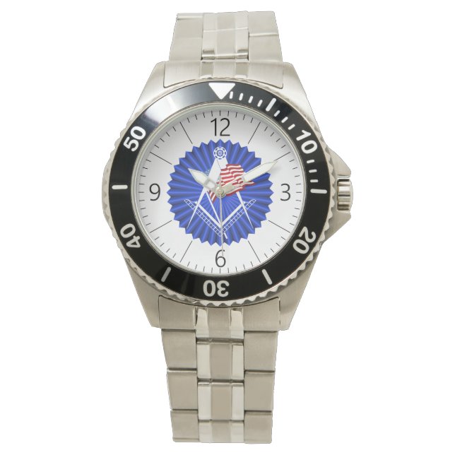 Freemasonry symbol watch (Front)