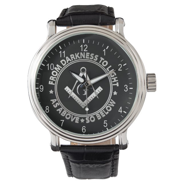 Freemasonry symbol watch (Front)