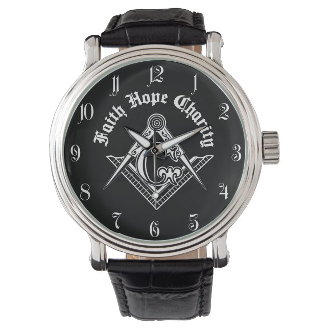 Freemasonry symbol watch (Front)