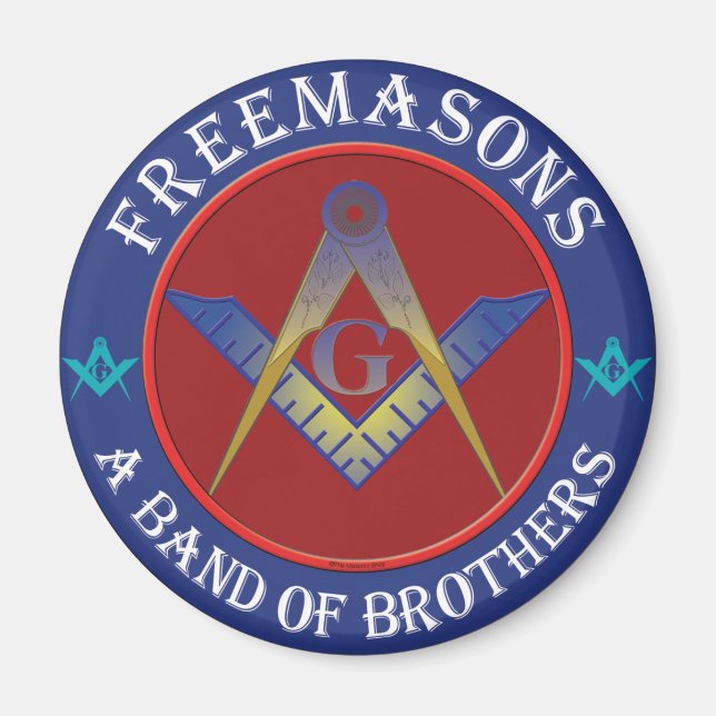 Freemasons Band Of Brothers Magnet (Front)