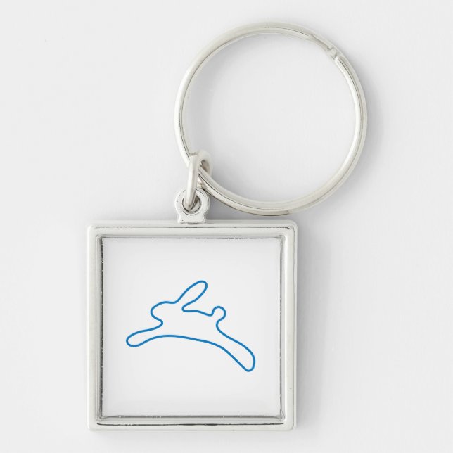 Freenet Bunny Logo Key Ring (Front)