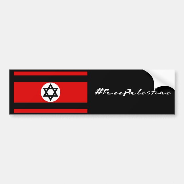 #FreePalestine Bumper Sticker (Front)