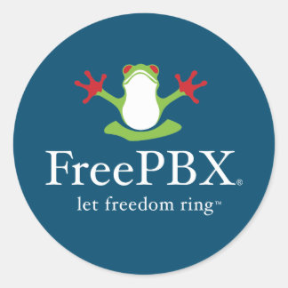 FreePBX Logo Stickers (Blue)