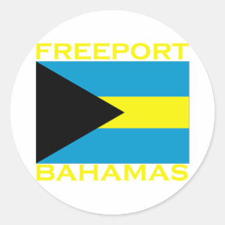 Freeport, Bahamas Classic Round Sticker