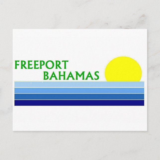 Freeport, Bahamas Postcard (Front)