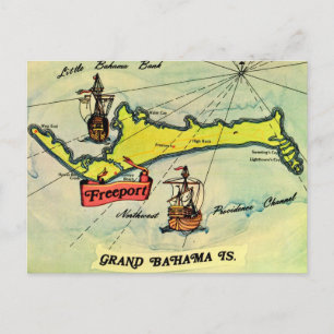 Freeport Grand Bahama Postcard