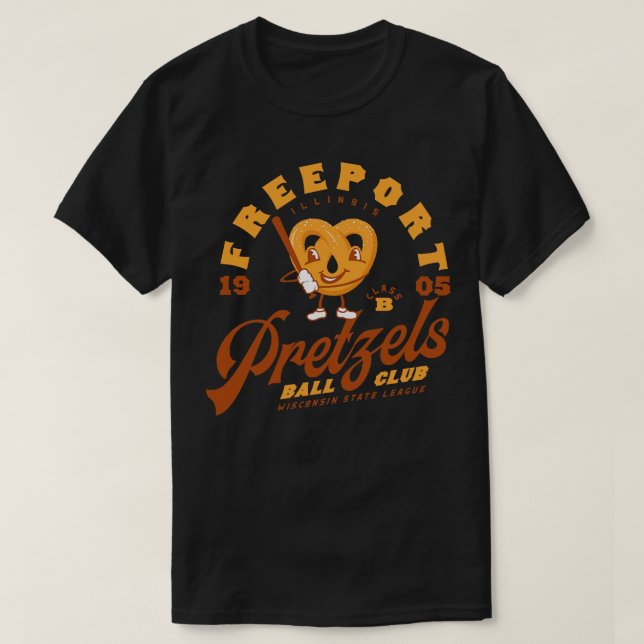Freeport Pretzels T-Shirt (Design Front)