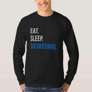Freeride Ski Snowboard Eat Sleep Snowboard Winter T-Shirt