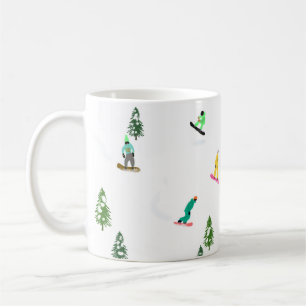 Freeride Snowboard Snowboarder Snowboarding  Coffee Mug