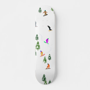 Freeride Snowboarder Snowboarding Illustration    Skateboard