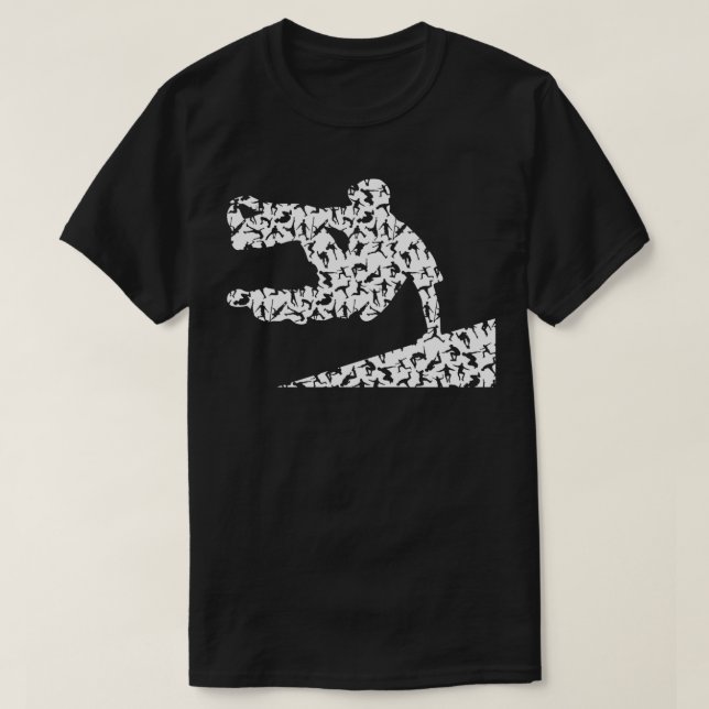 Freerunning Cool Parkour For A Free Runner Freesty T-Shirt (Design Front)