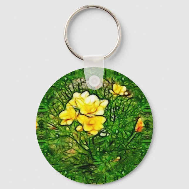 Freesia Burst Key Ring (Front)