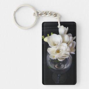 freesia night cup key ring