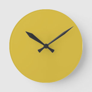 Freesia Yellow Wall Clock