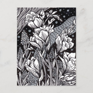 Freesias Holiday Postcard