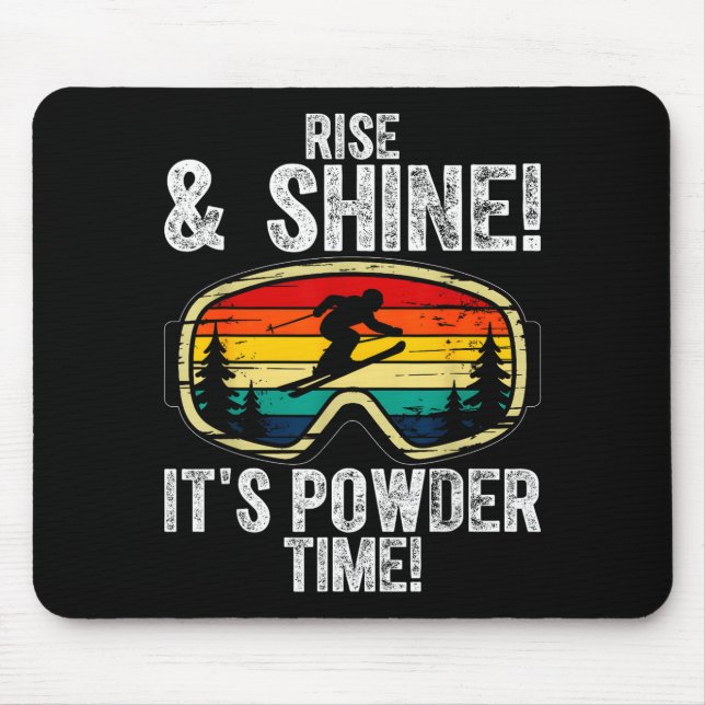 Freeskiing ski goggles freestyle-skiing mouse mat (Front)