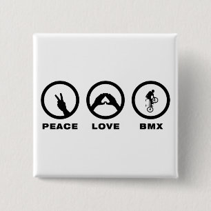 Freestyle BMX 15 Cm Square Badge