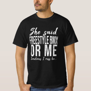 Freestyle BMX funny sports gift T-Shirt