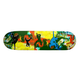 Freestyle Break Dance Graffiti  Hip Hop Skateboard