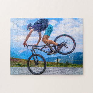 Freestyle Cyclist Jigsaw Puzzle