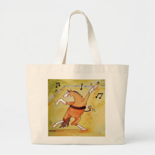 Freestyle Dressage Dancing Horse tote bag